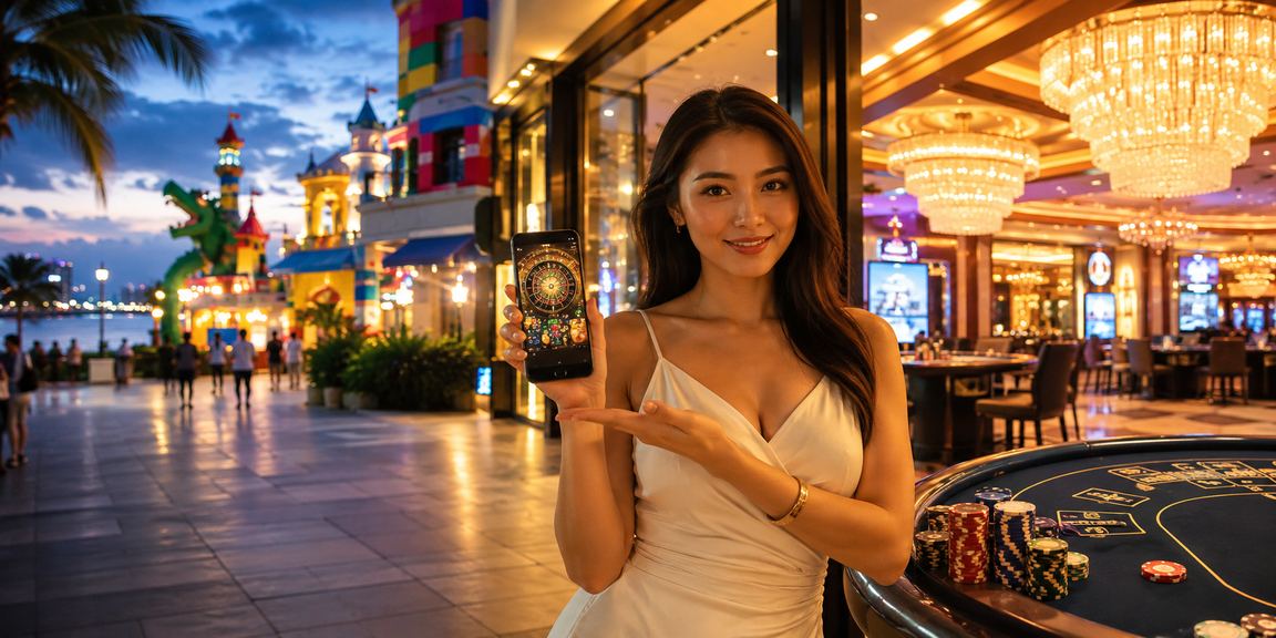 Aplikasi kasino Malaysia 250sr dipaparkan pada telefon pintar
